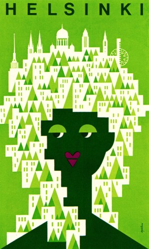 Helsinki Tourist Office Poster